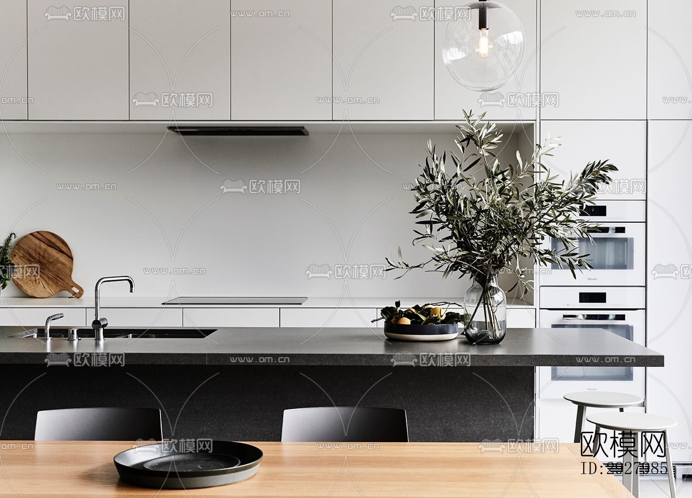 现代公寓效果图下载（渲染图6）