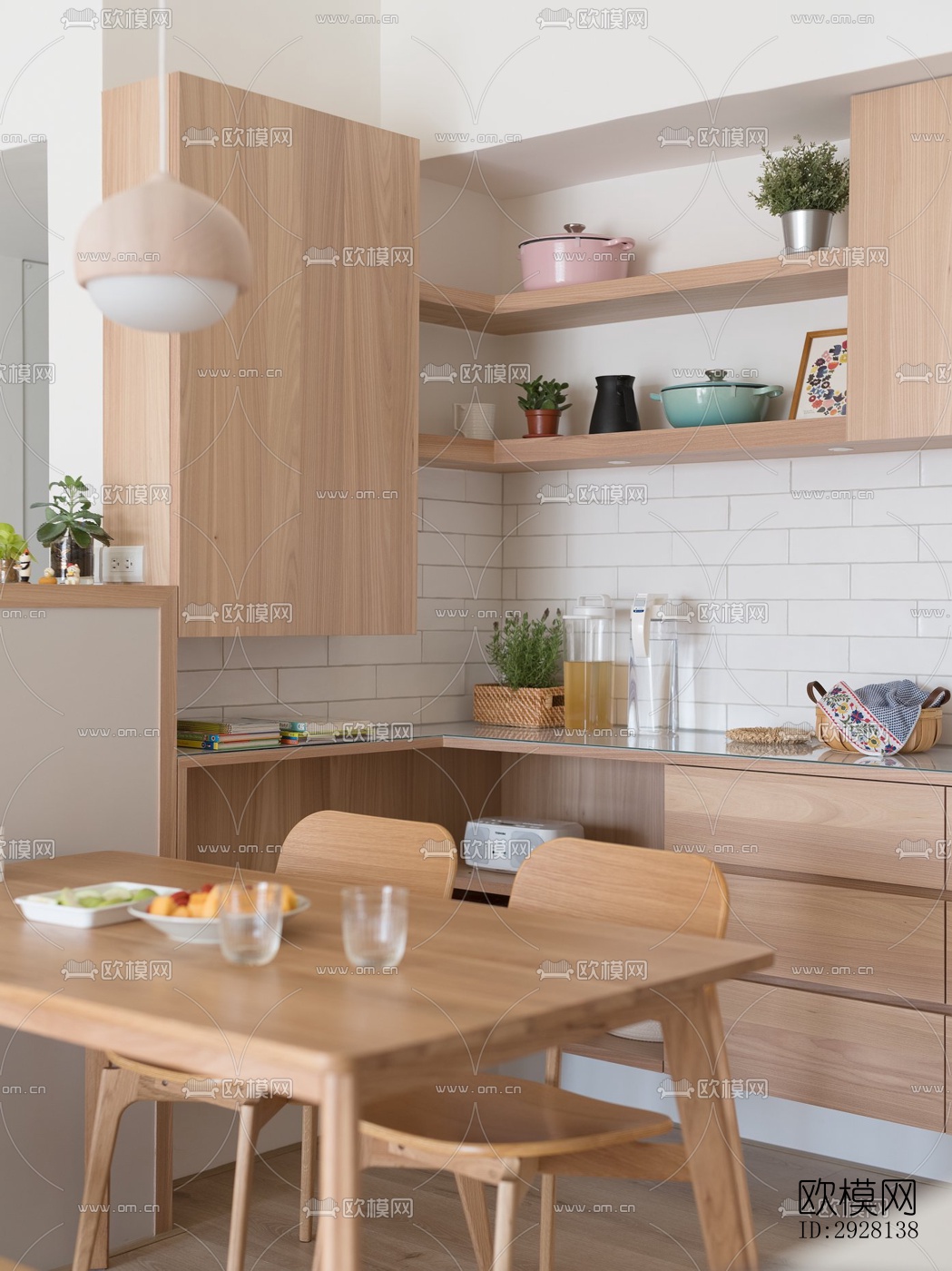 北欧平层效果图下载（渲染图5）