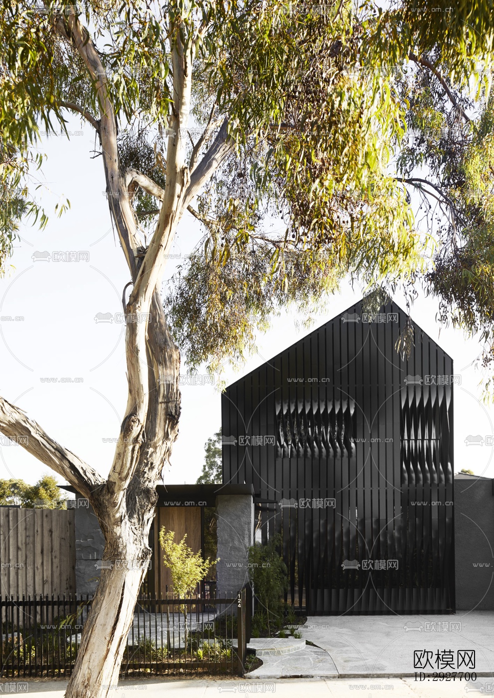 现代别墅效果图下载（渲染图1）