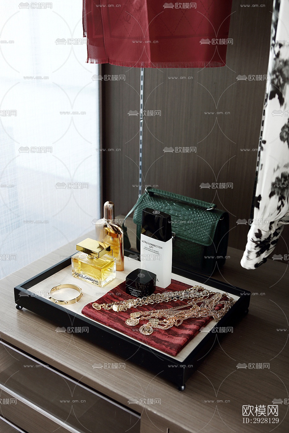 中式平层效果图下载（渲染图11）