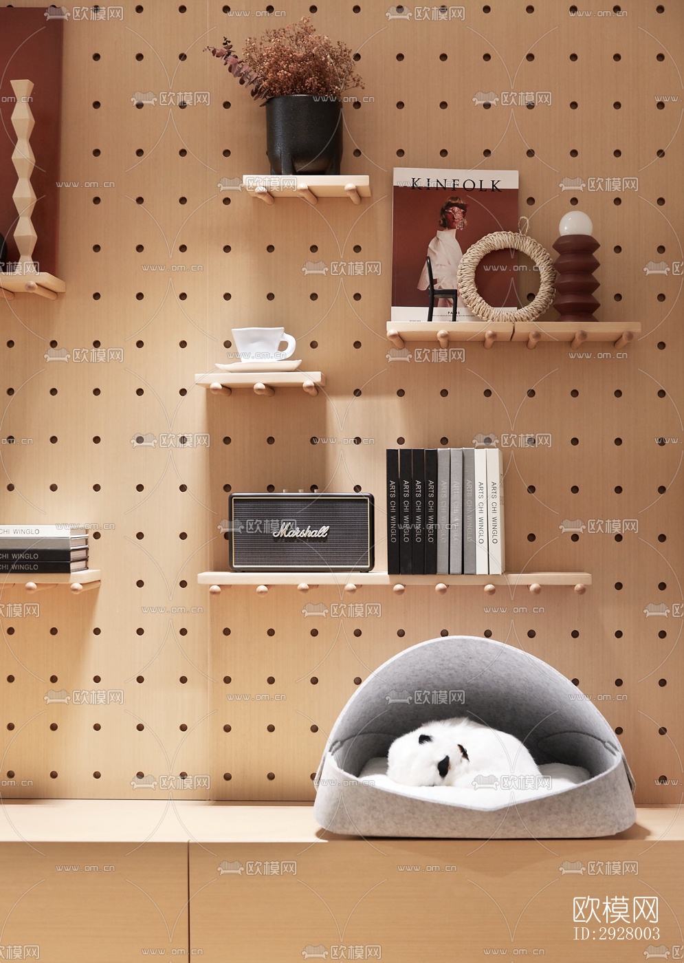 现代公寓效果图下载（渲染图9）