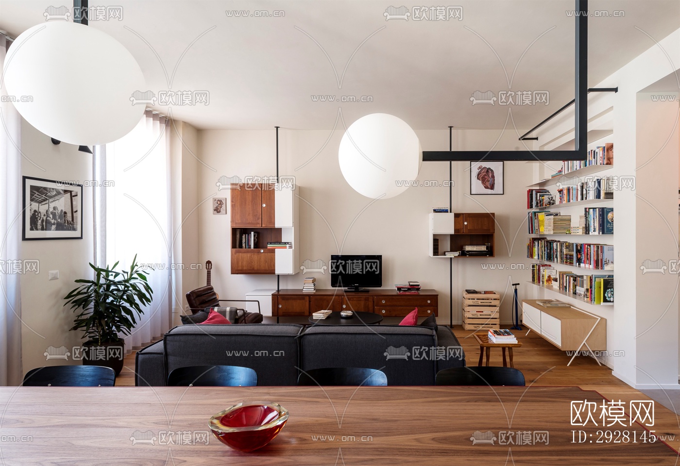 北欧平层效果图下载（渲染图13）