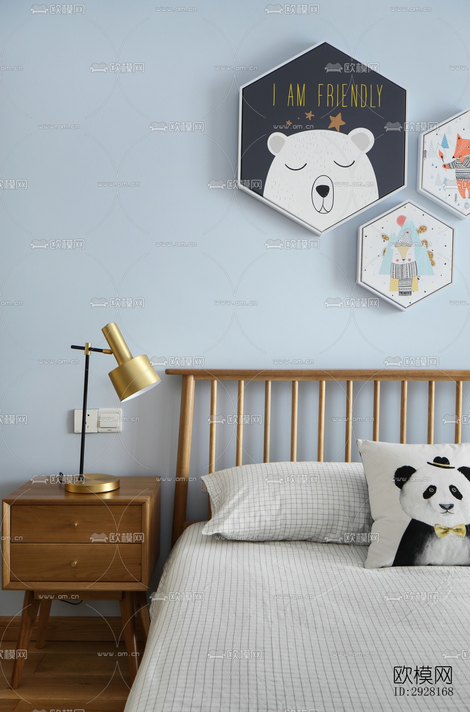 新中式平层效果图下载（渲染图6）