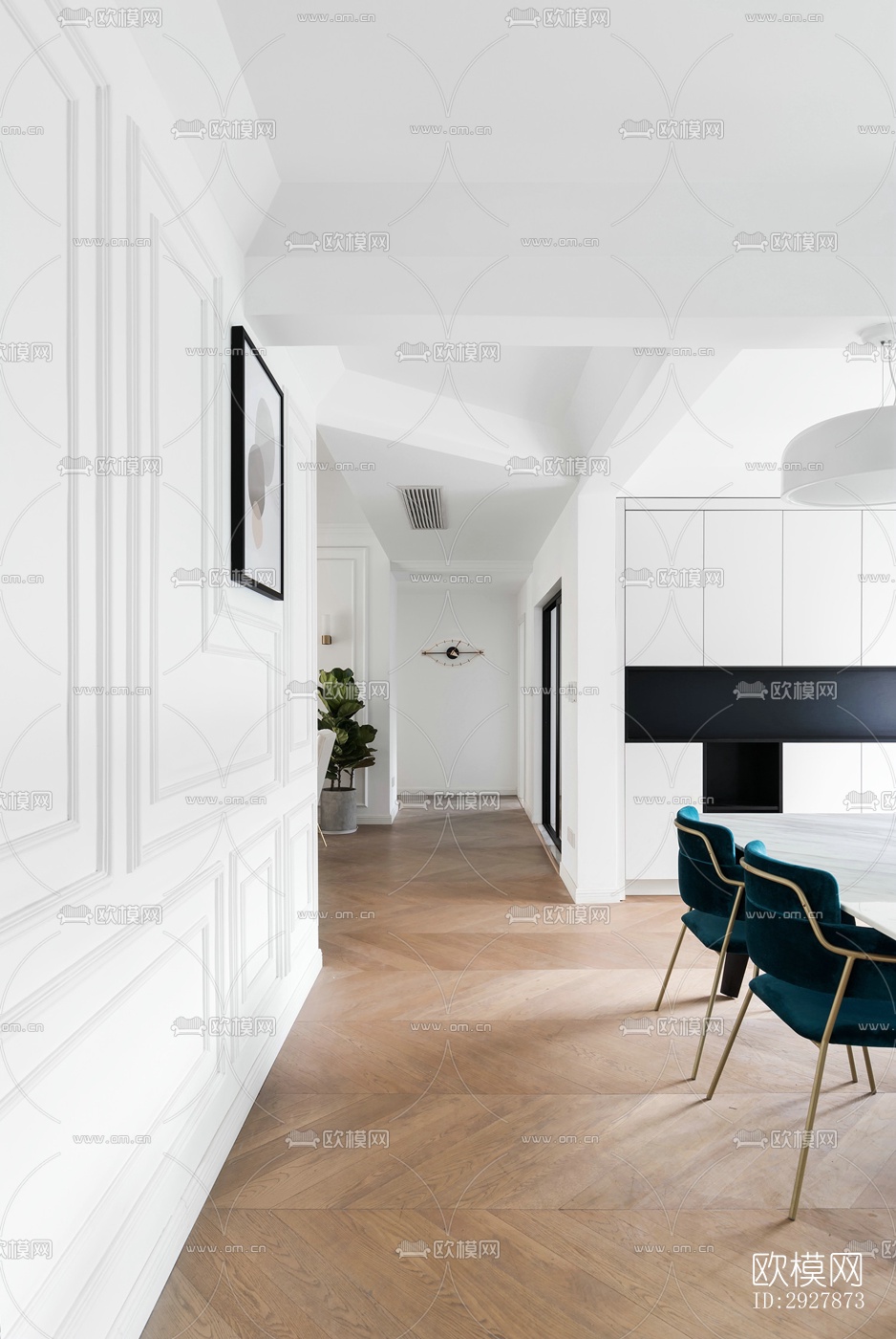 北欧公寓效果图下载（渲染图19）