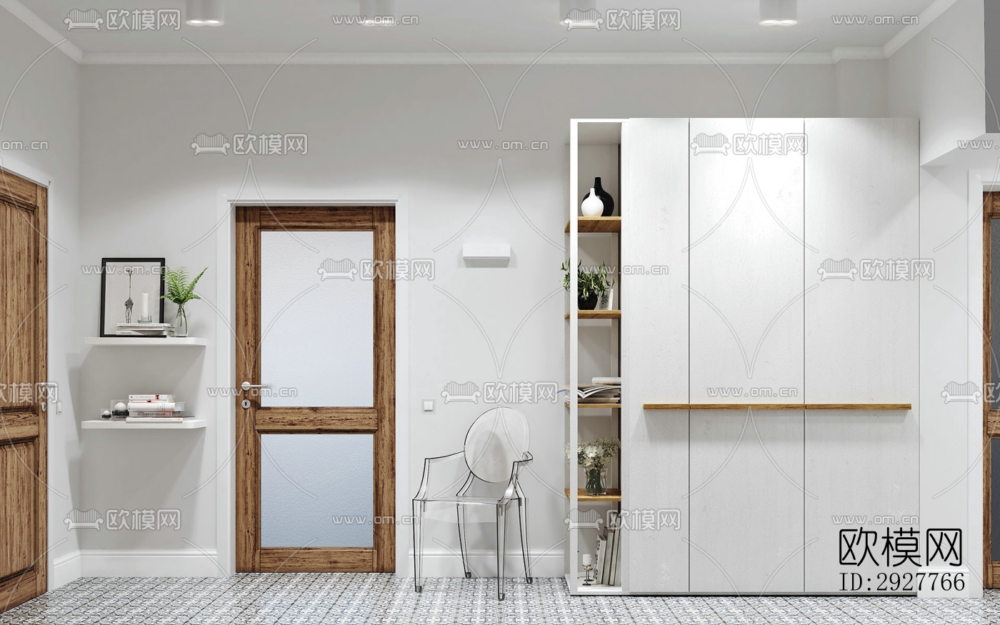 北欧公寓效果图下载（渲染图17）