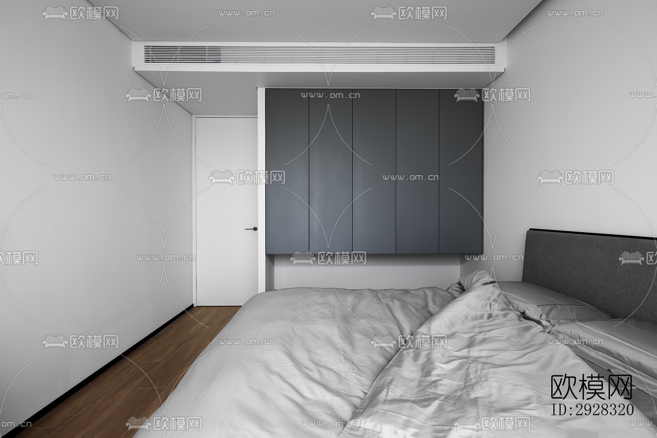 现代平层效果图下载（渲染图11）