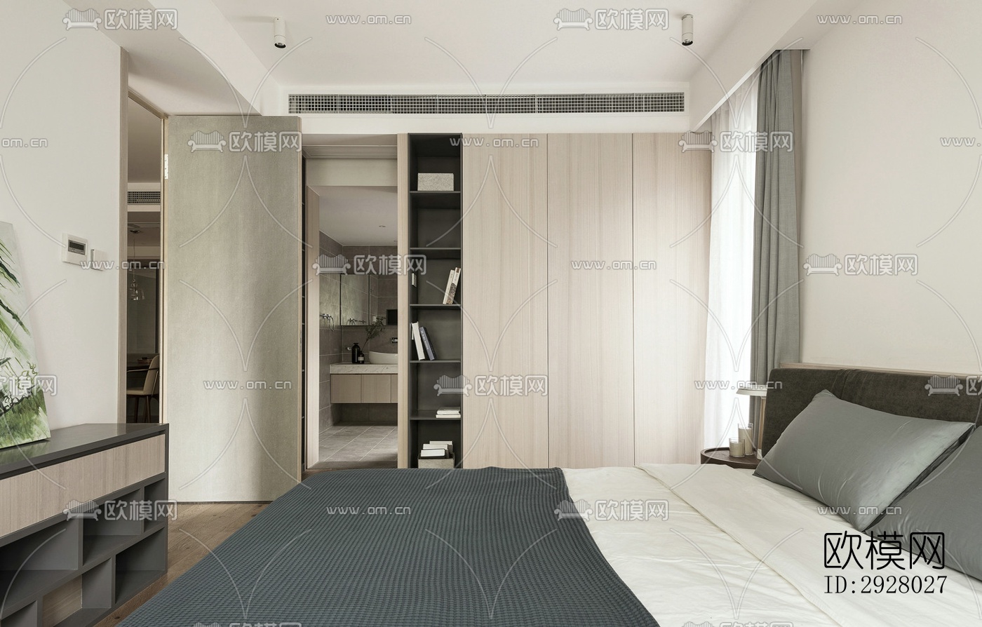 现代公寓效果图下载（渲染图11）