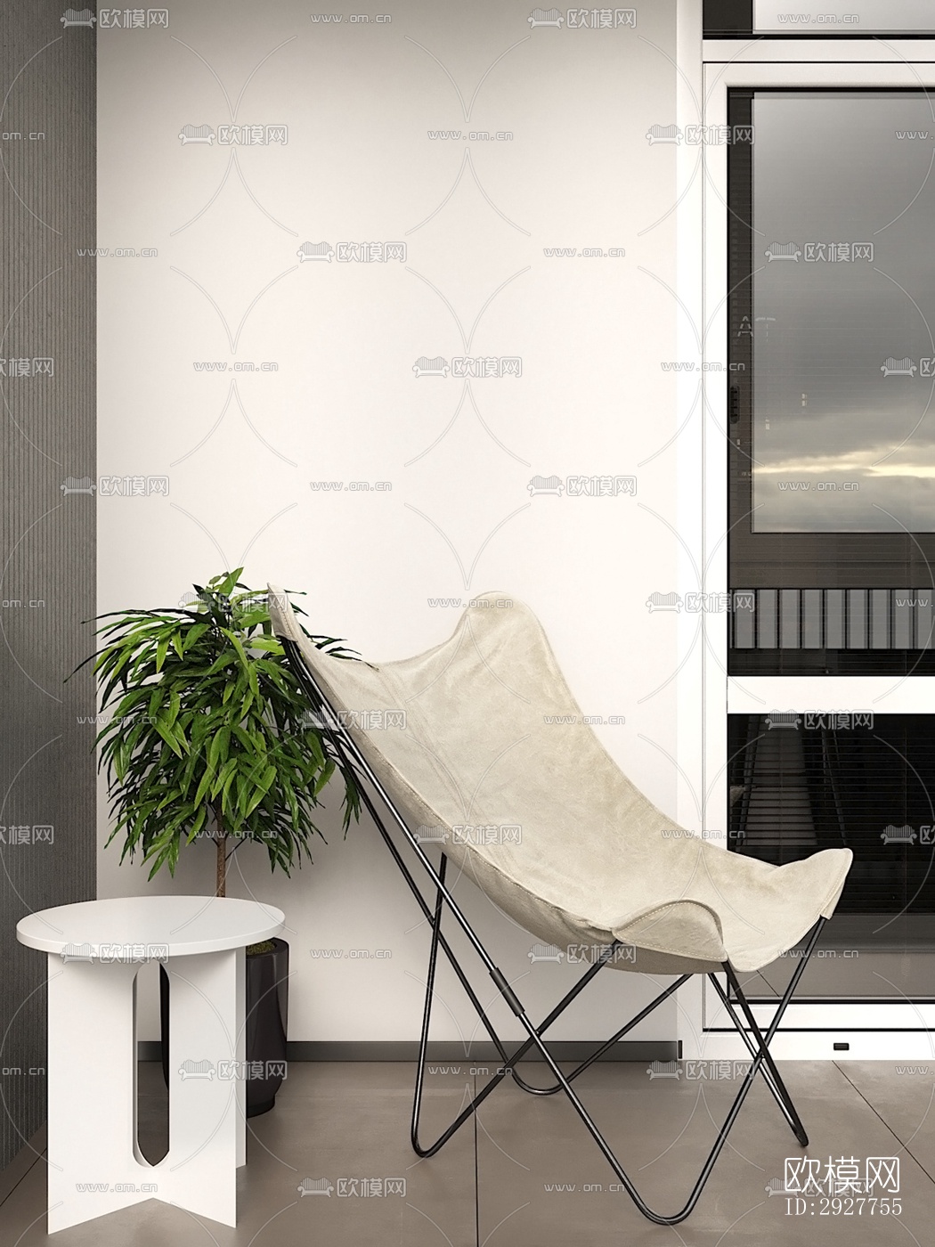 北欧公寓效果图下载（渲染图9）