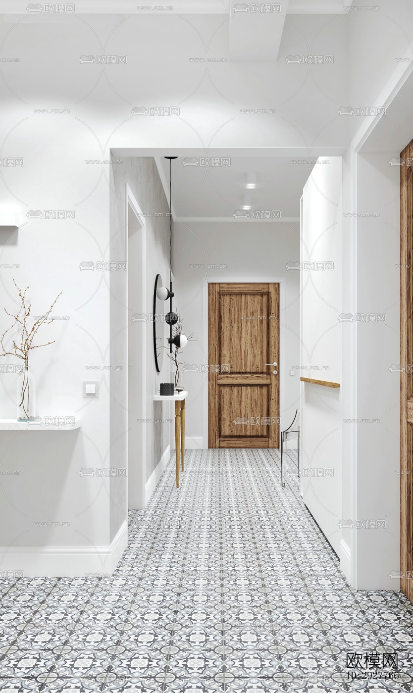 北欧公寓效果图下载（渲染图18）