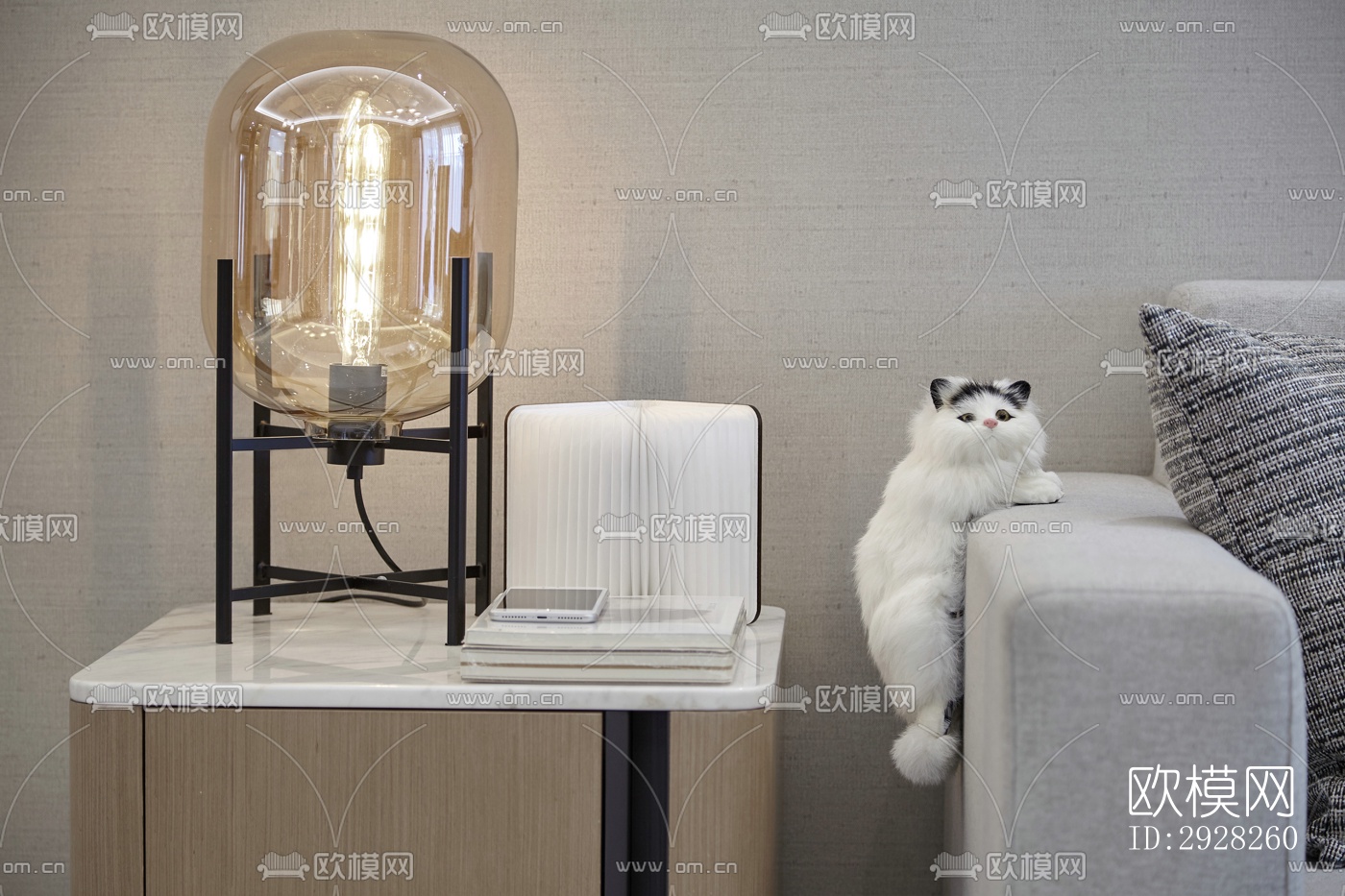 新中式平层效果图下载（渲染图19）