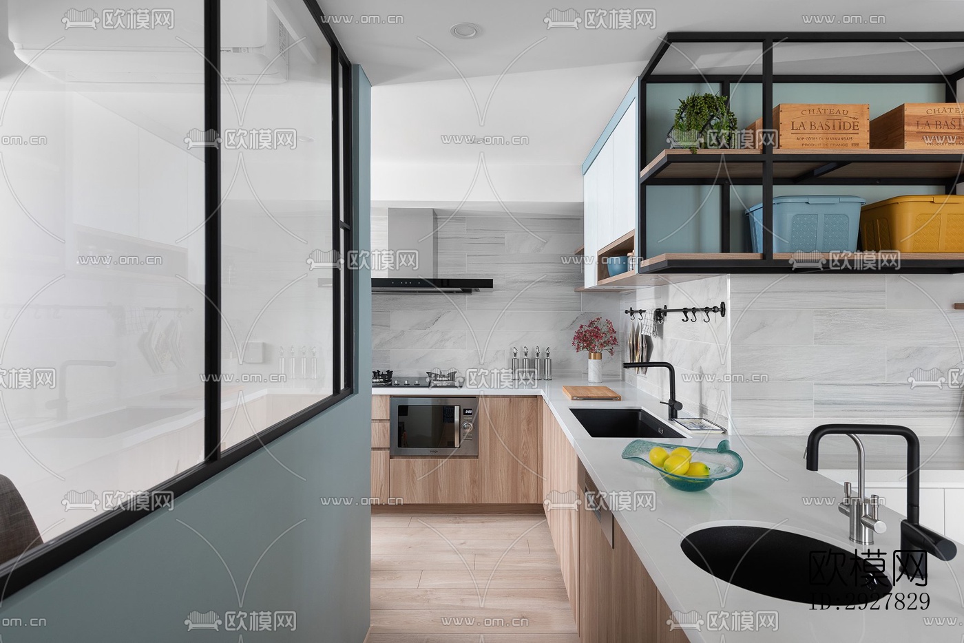 北欧公寓效果图下载（渲染图12）