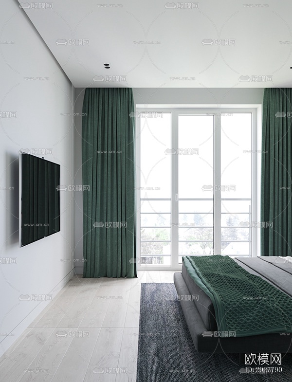 北欧公寓效果图下载（渲染图3）