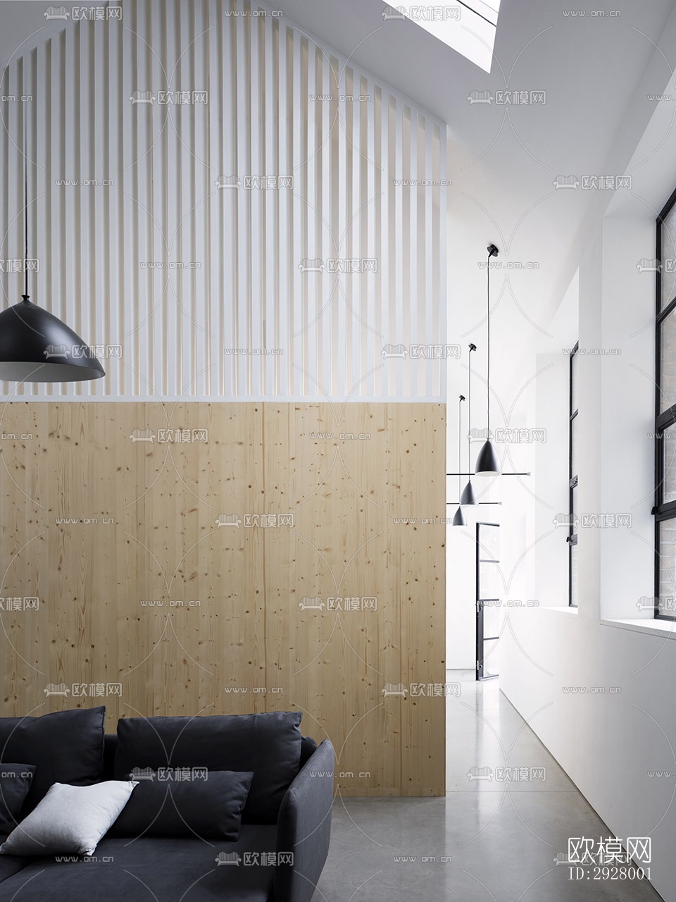 现代公寓效果图下载（渲染图14）