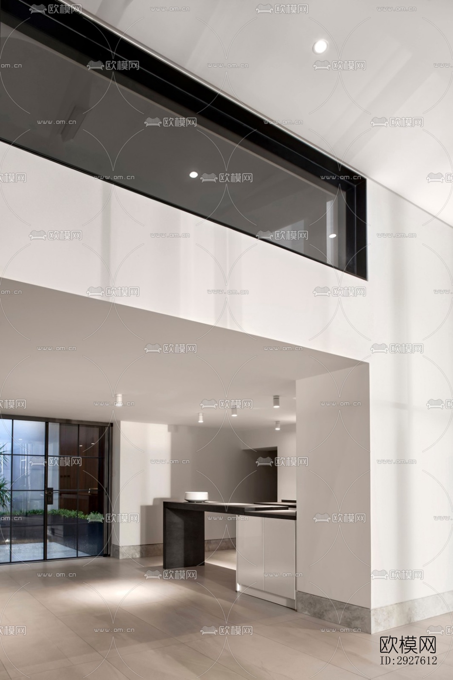 现代复式效果图下载（渲染图2）