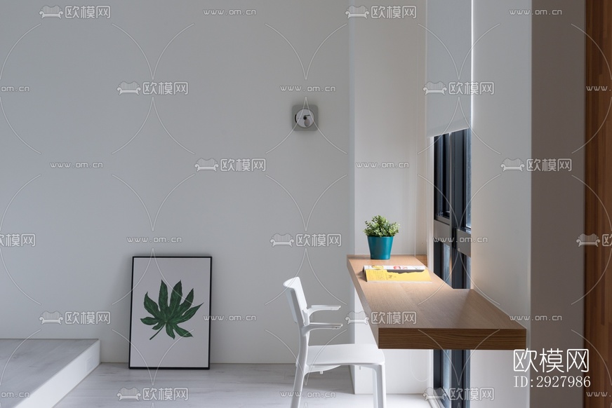 现代公寓效果图下载(渲染图9)