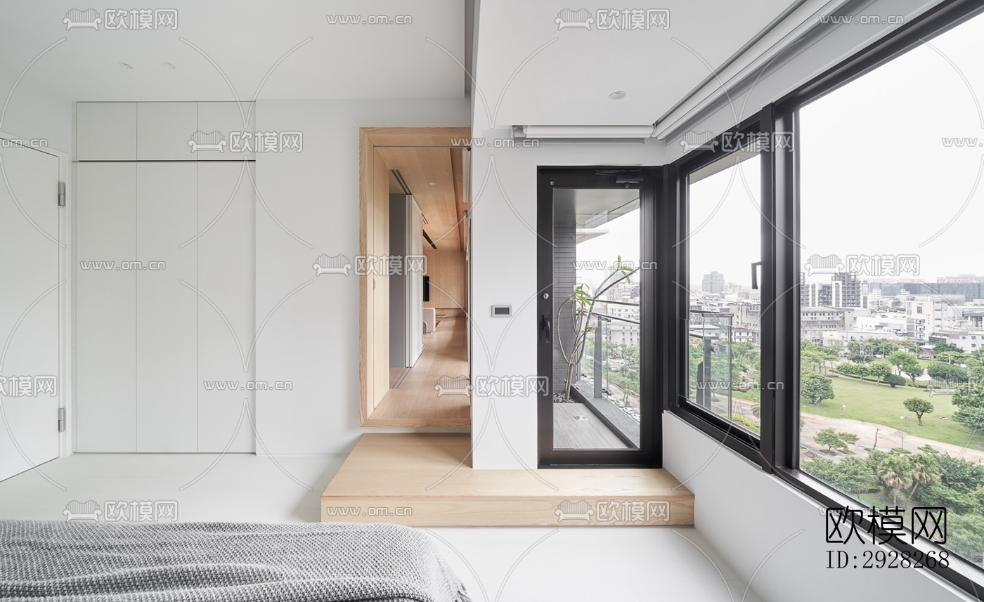 日式平层效果图下载（渲染图8）