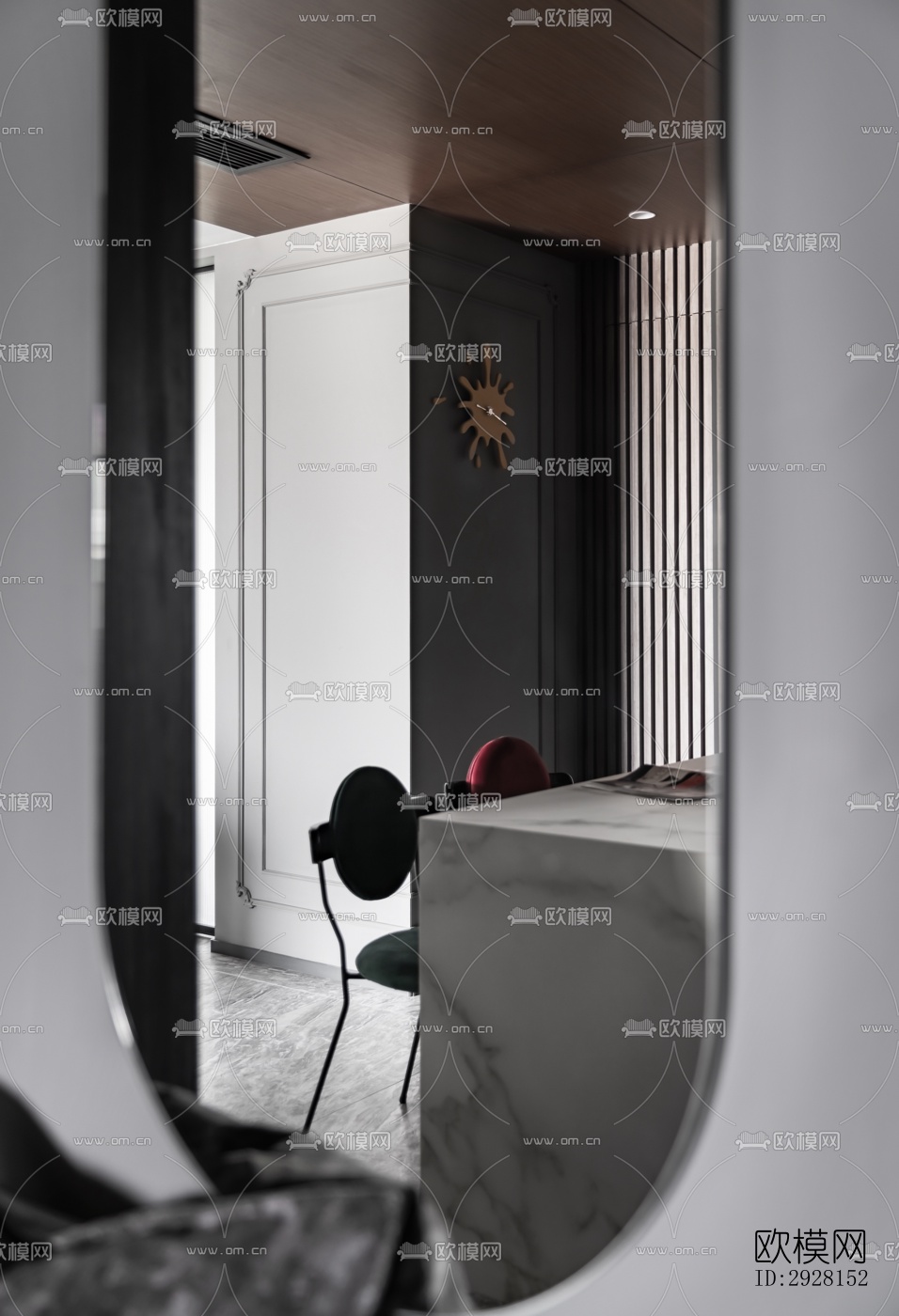 后现代平层效果图下载（渲染图13）