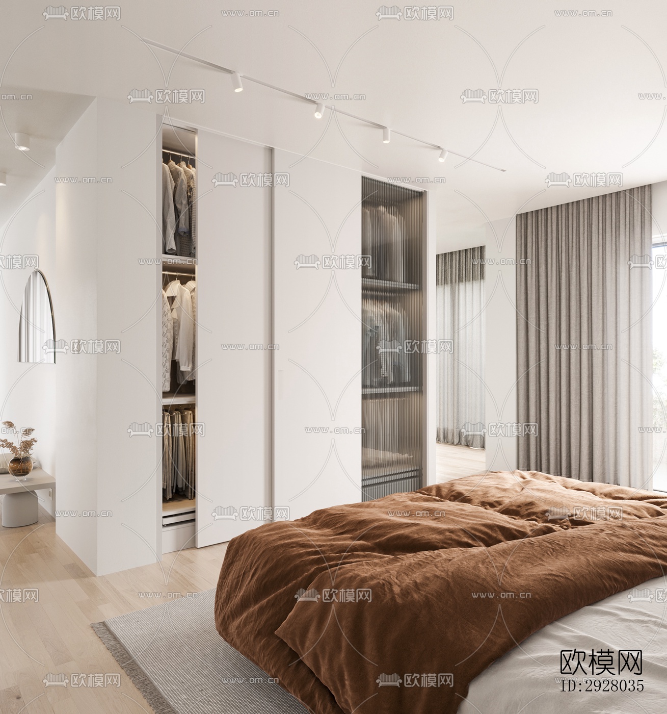 现代公寓效果图下载（渲染图8）