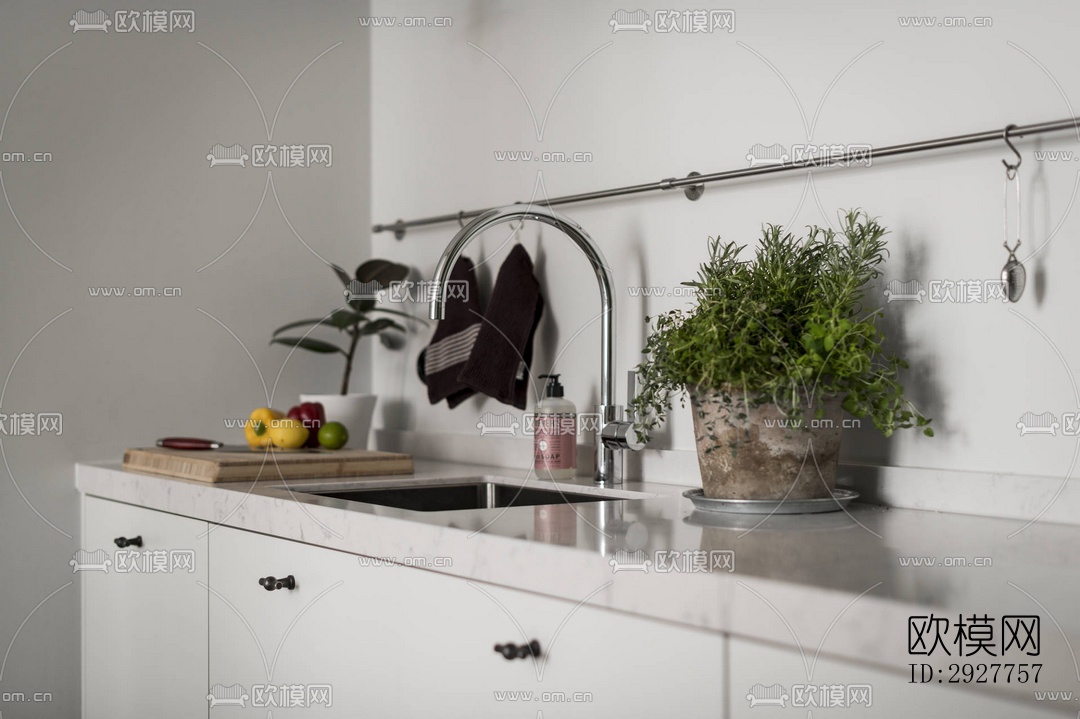 北欧公寓效果图下载（渲染图10）