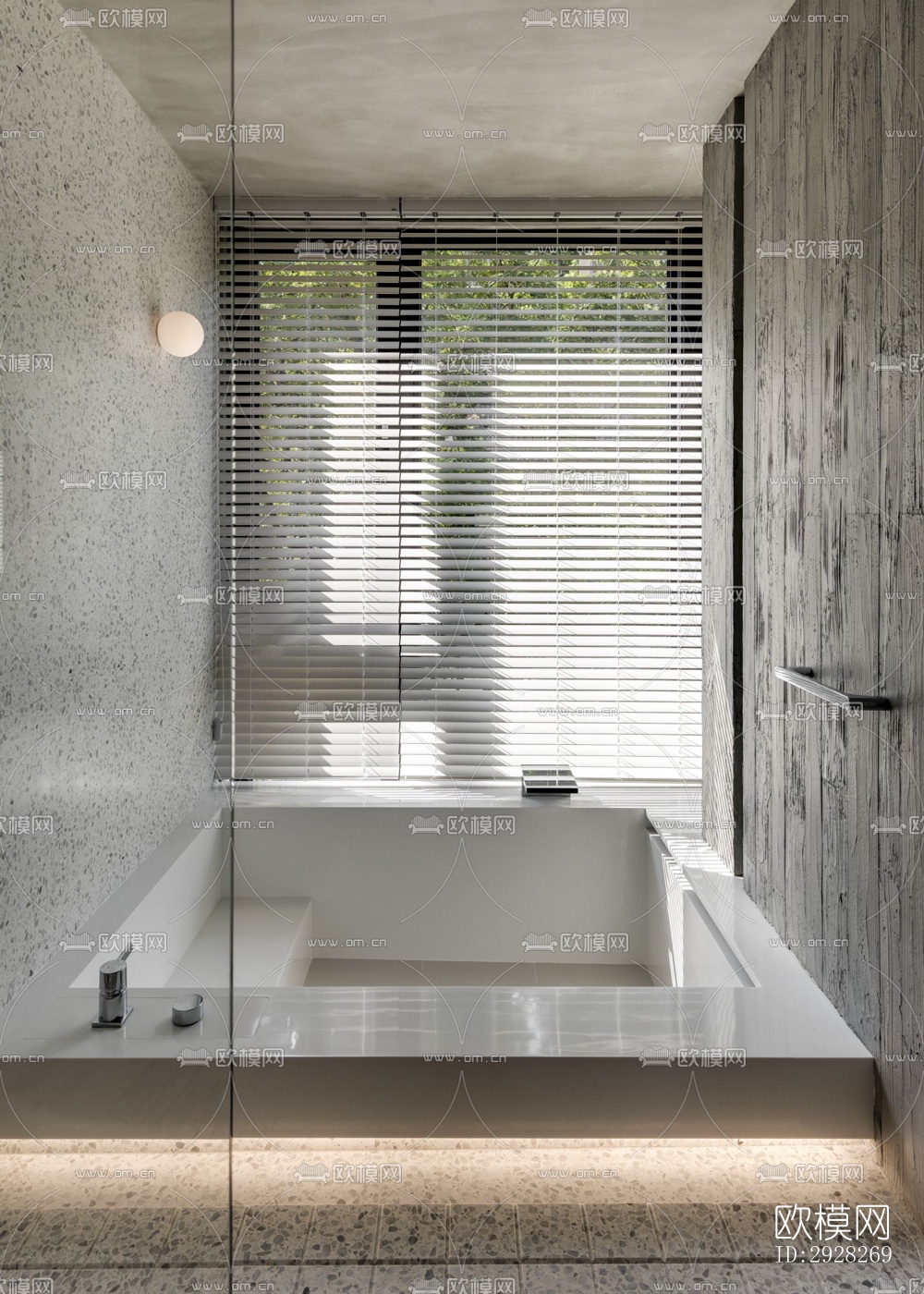 日式平层效果图下载（渲染图13）