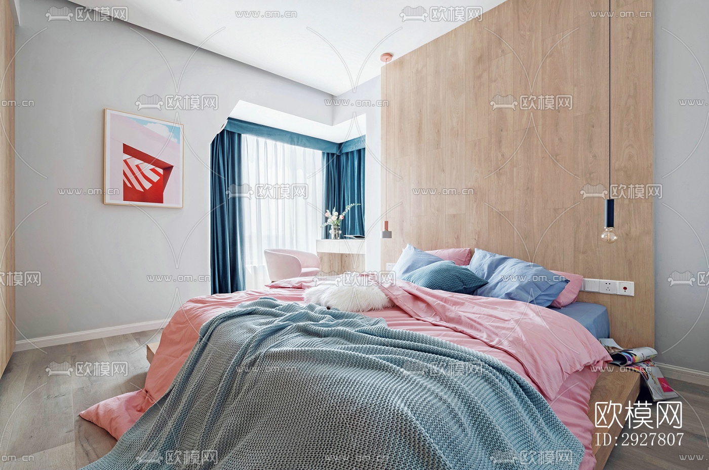 北欧公寓效果图下载（渲染图6）