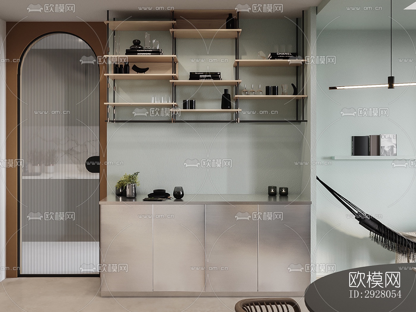 现代公寓效果图下载（渲染图18）