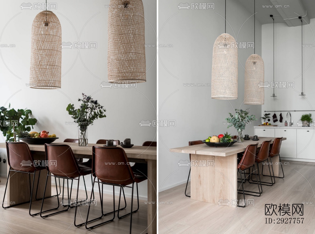 北欧公寓效果图下载（渲染图4）