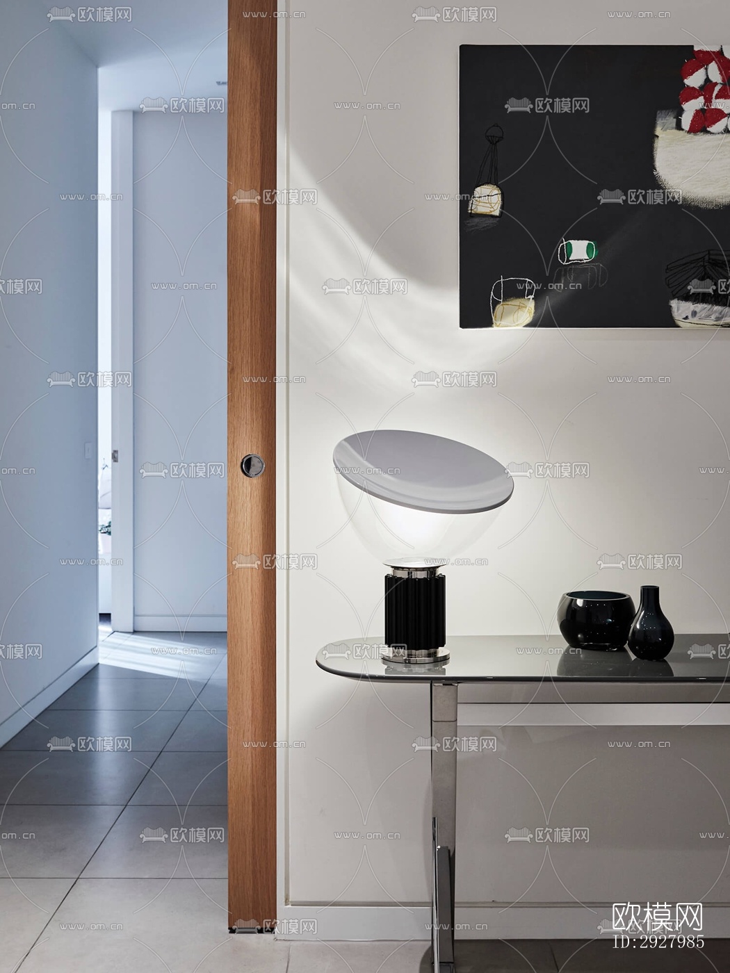 现代公寓效果图下载（渲染图4）