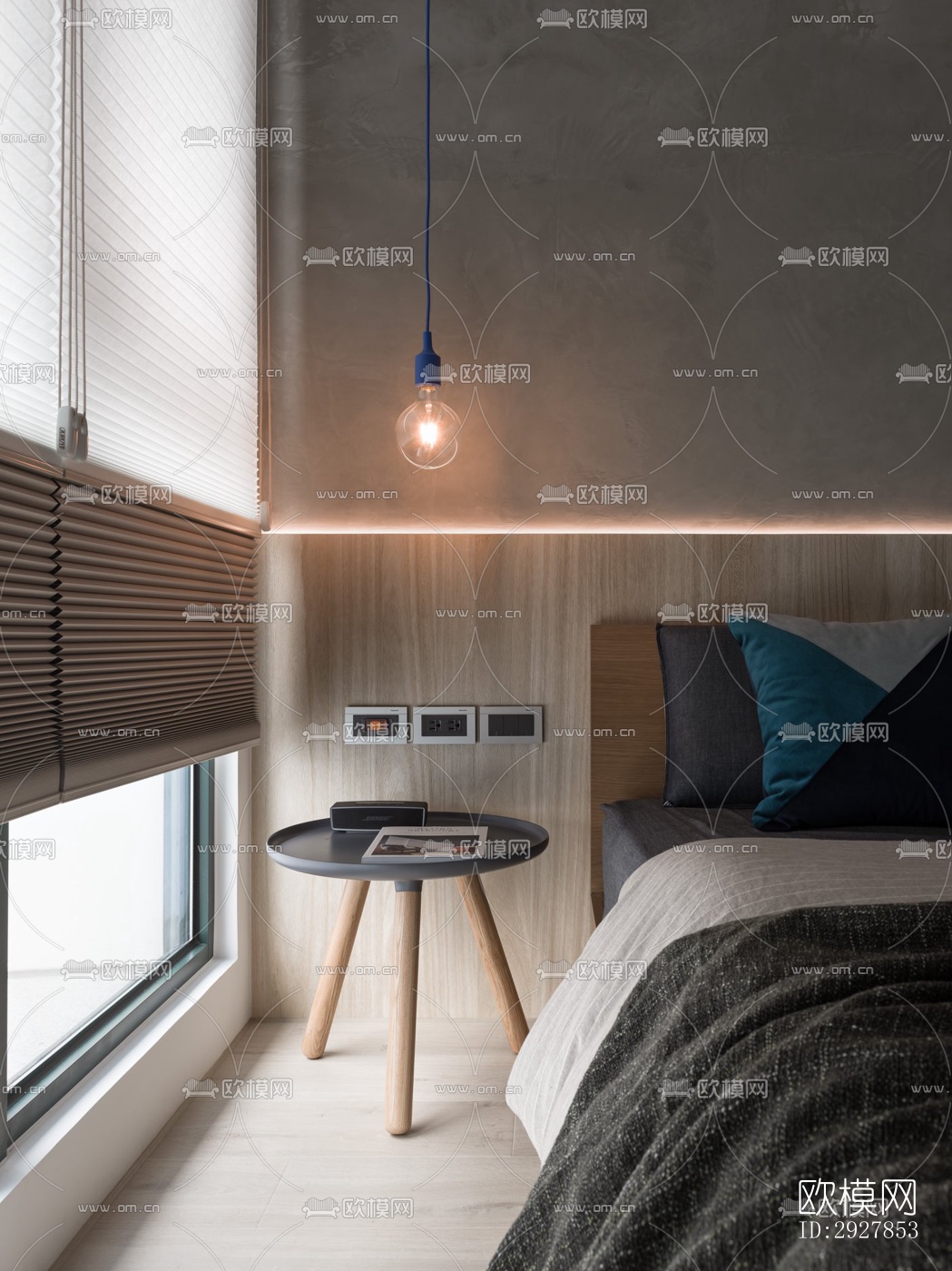 北欧公寓效果图下载（渲染图9）