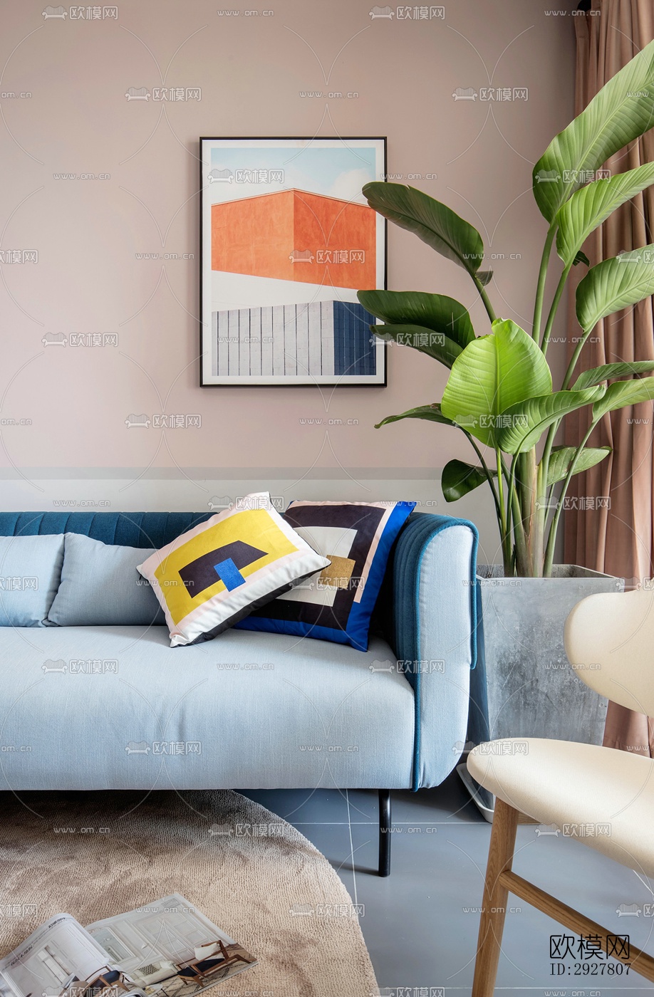 北欧公寓效果图下载（渲染图3）