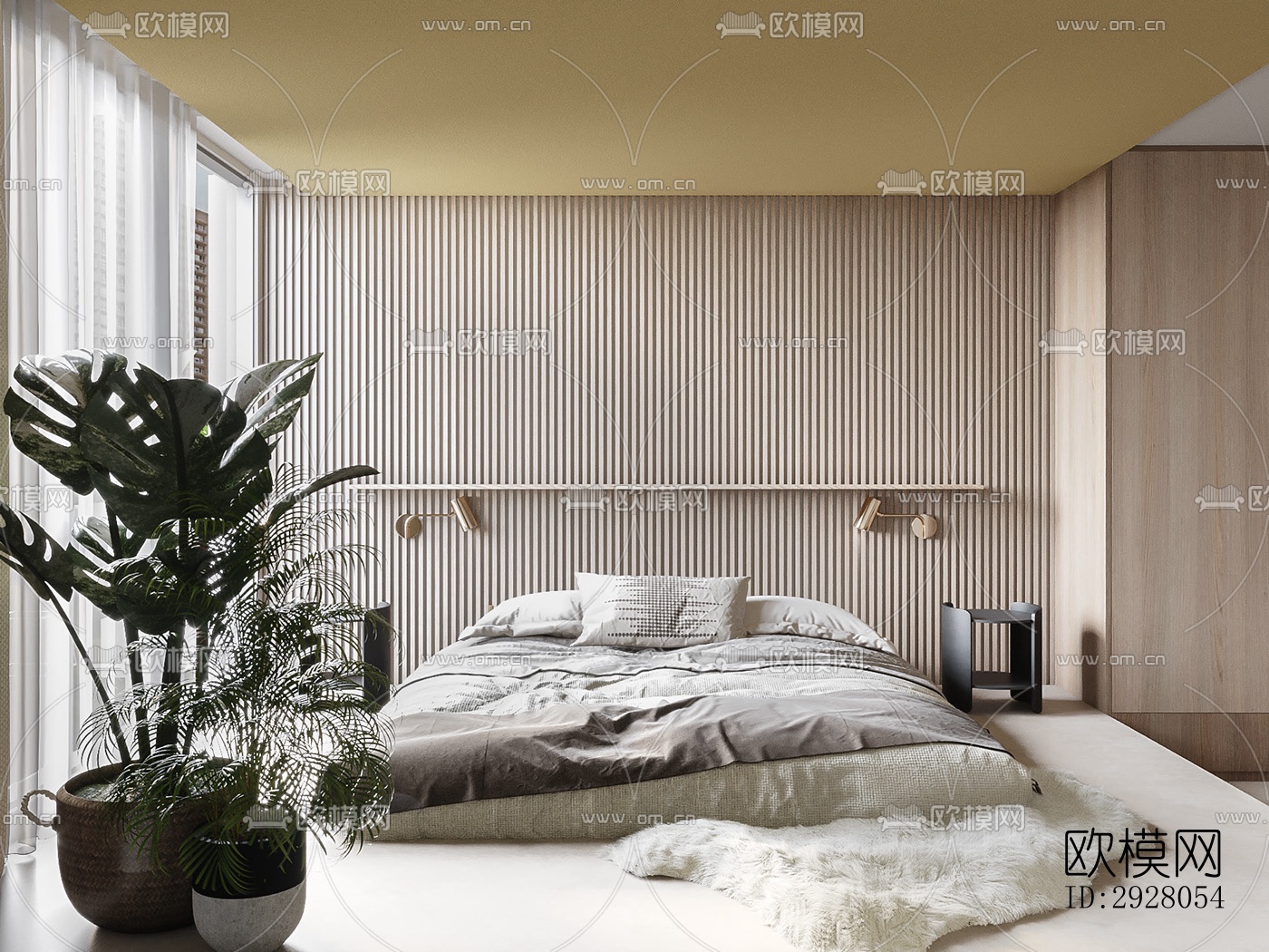 现代公寓效果图下载（渲染图9）