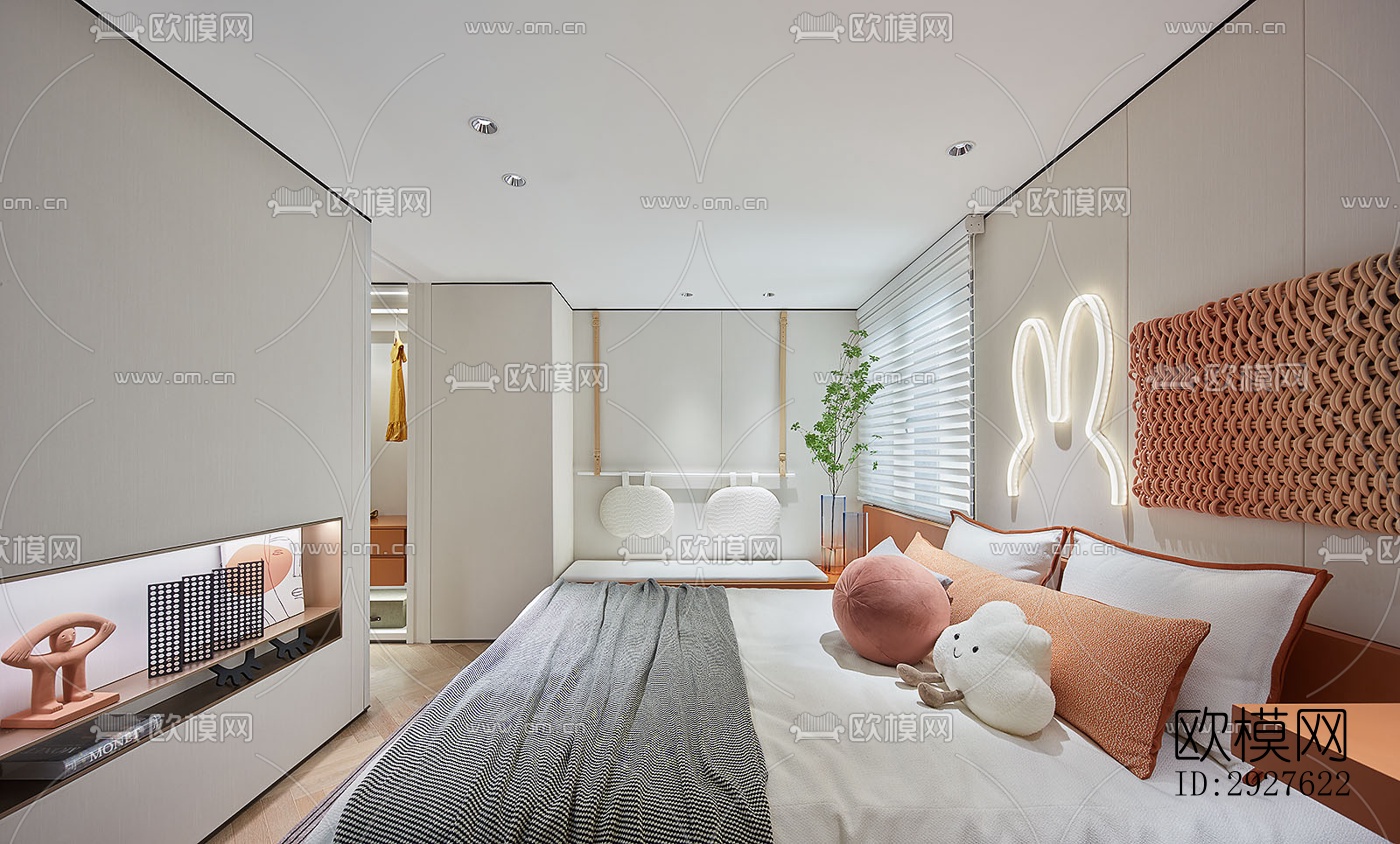 现代复式效果图下载（渲染图7）