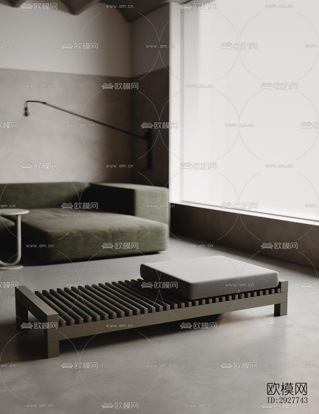 侘寂公寓效果图下载（渲染图9）