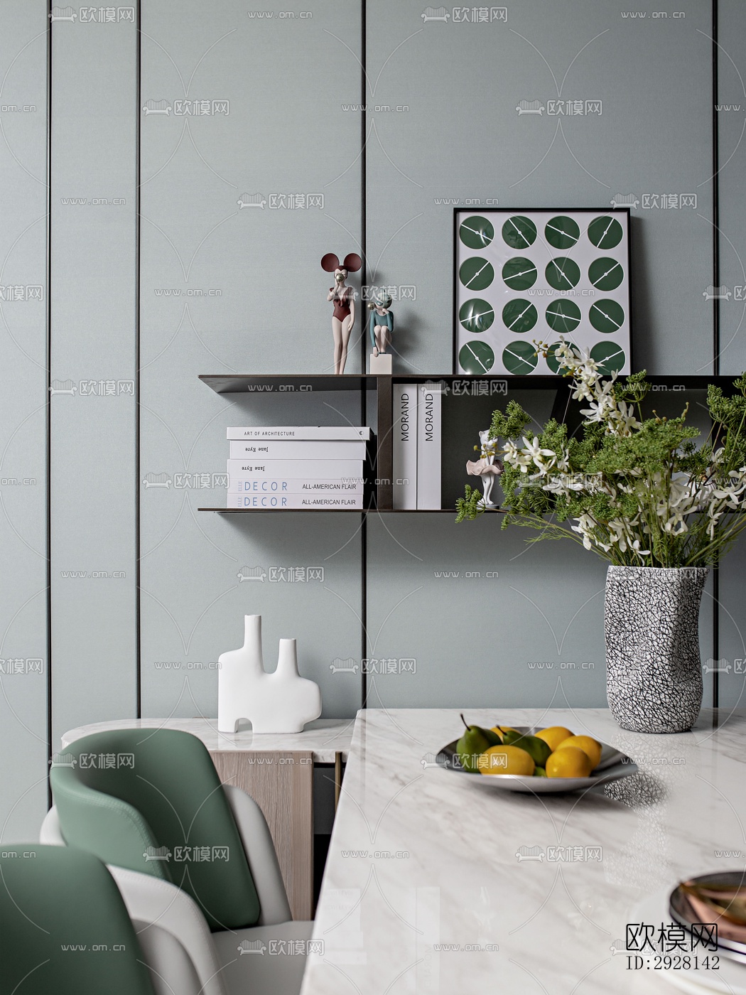 北欧平层效果图下载（渲染图13）