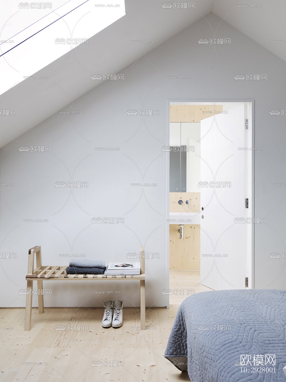 现代公寓效果图下载（渲染图7）