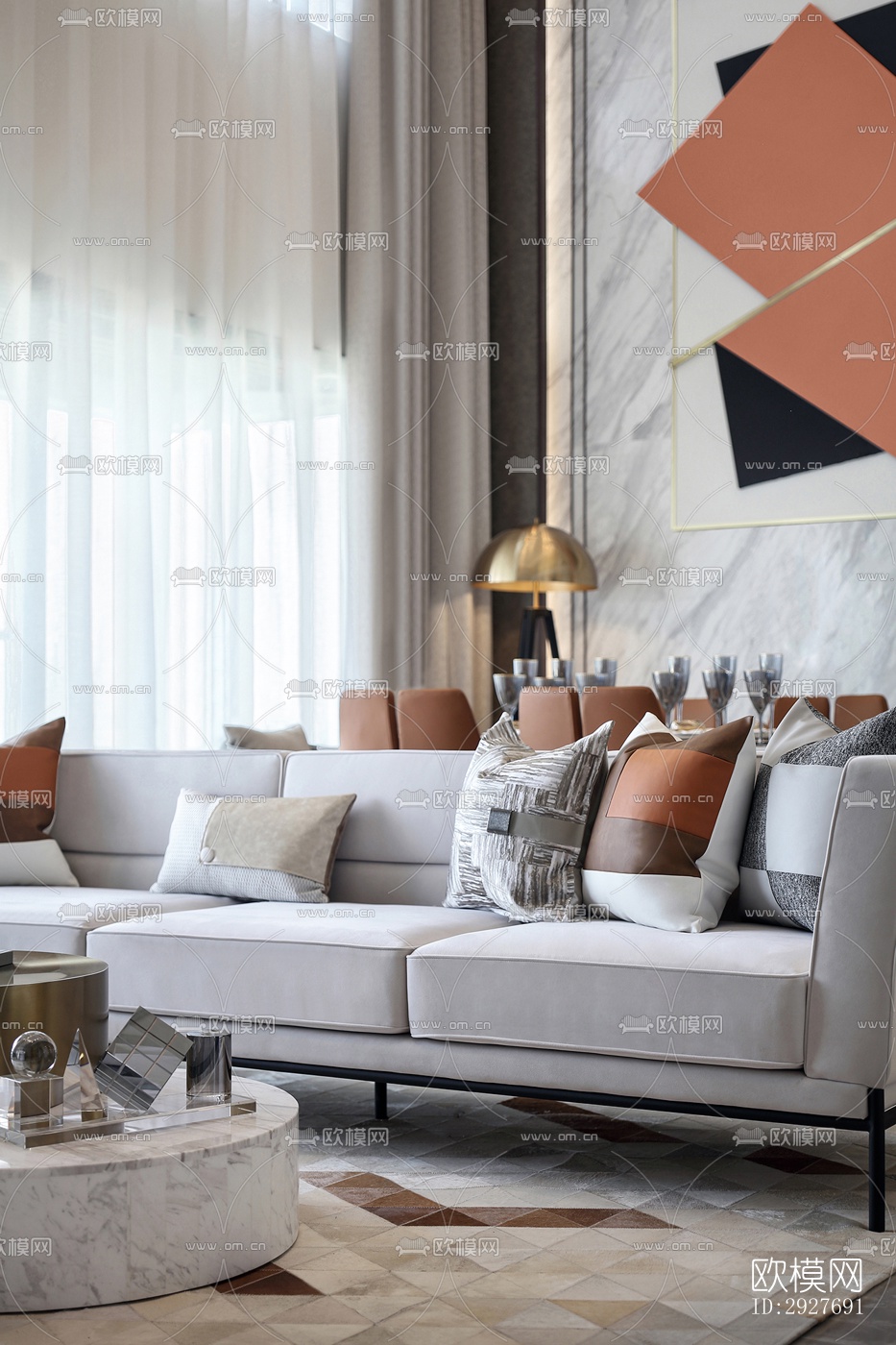 现代别墅效果图下载（渲染图12）