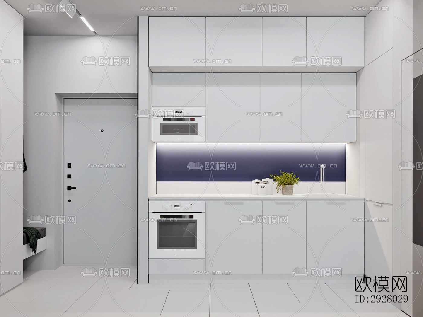 现代公寓效果图下载（渲染图17）