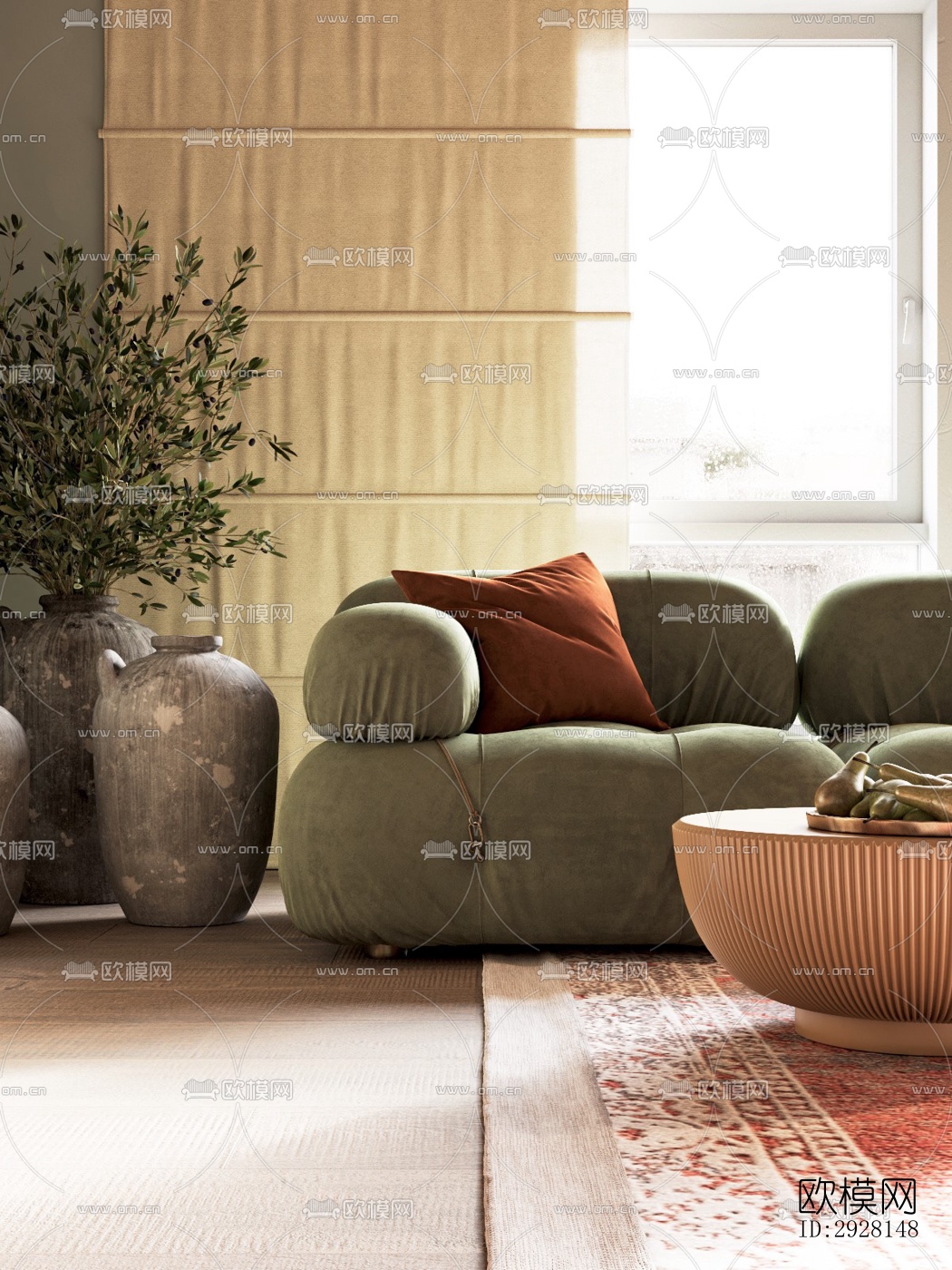 北欧平层效果图下载（渲染图3）