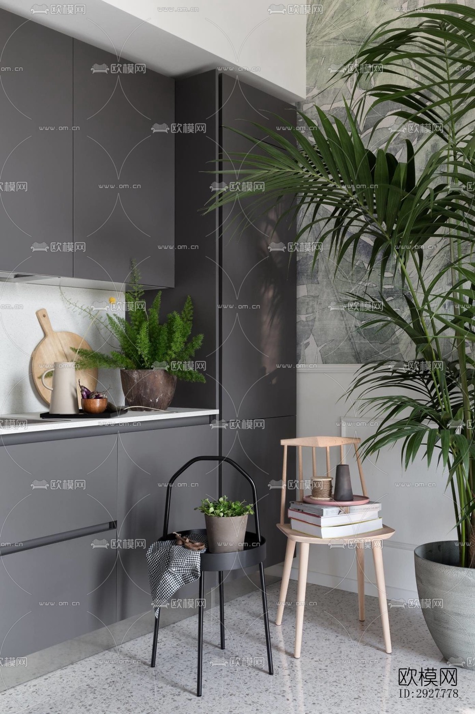 北欧公寓效果图下载（渲染图8）