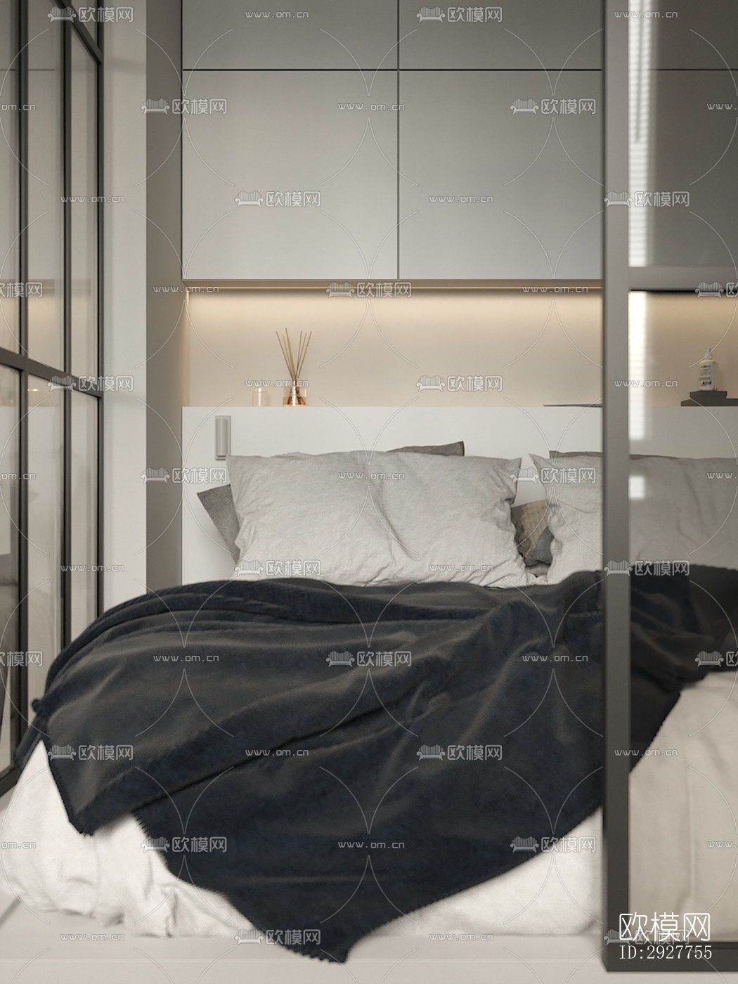 北欧公寓效果图下载（渲染图2）