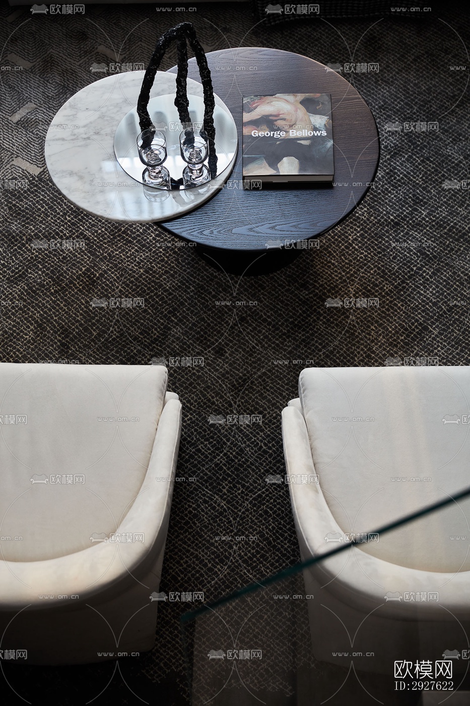 现代复式效果图下载（渲染图15）