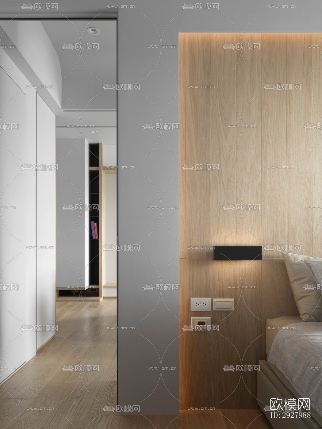 现代公寓效果图下载（渲染图4）