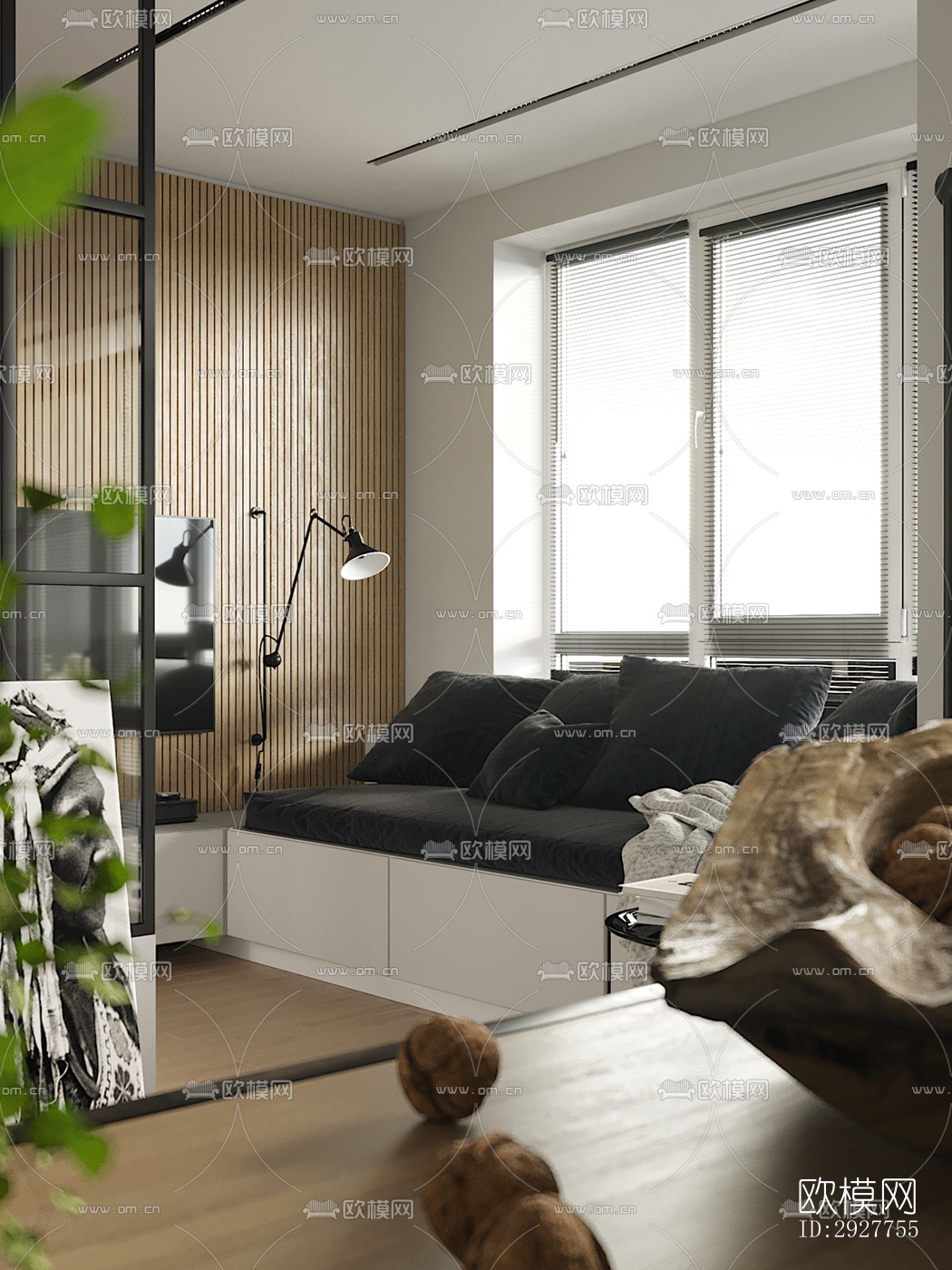 北欧公寓效果图下载（渲染图16）