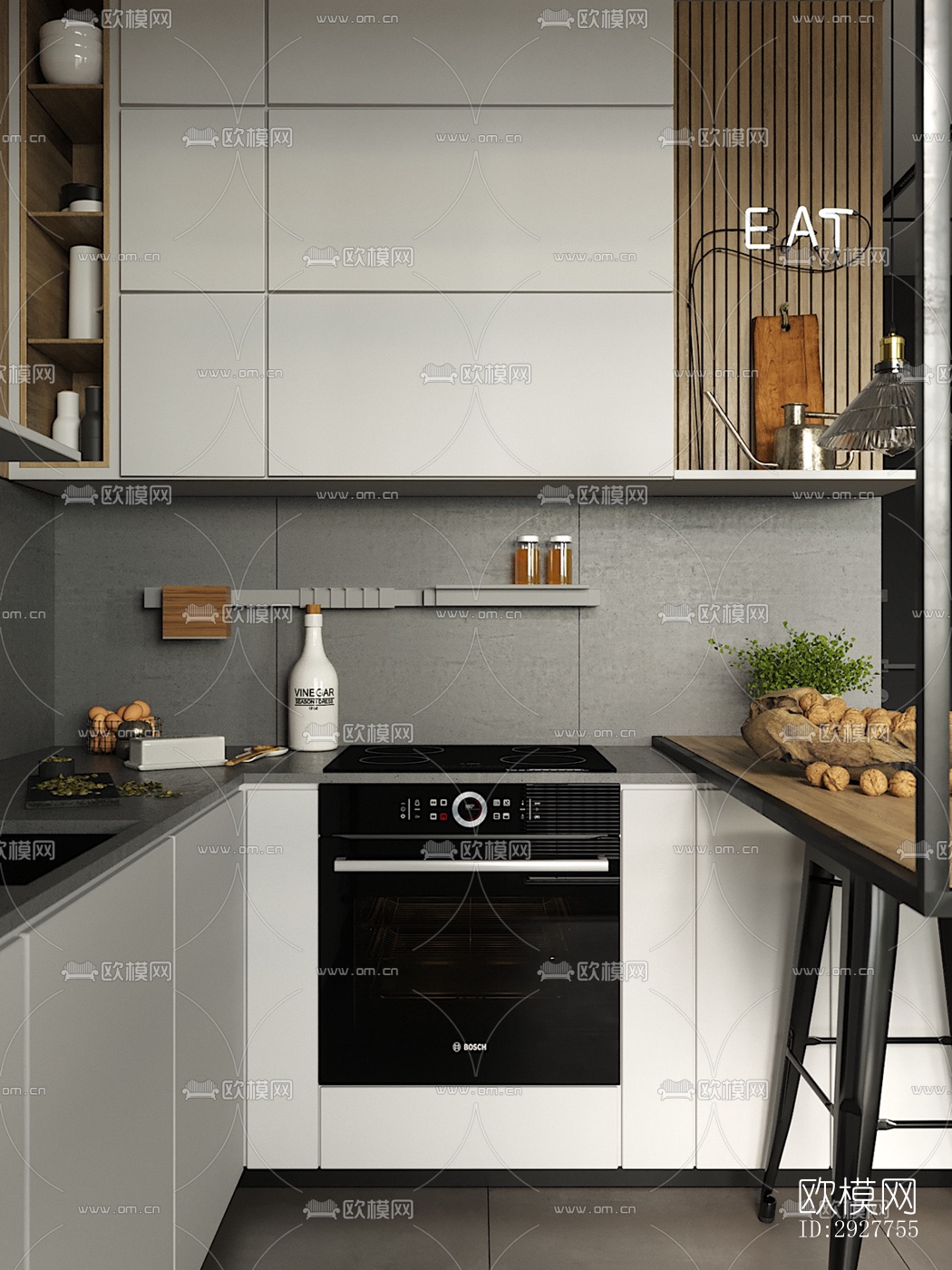 北欧公寓效果图下载（渲染图13）