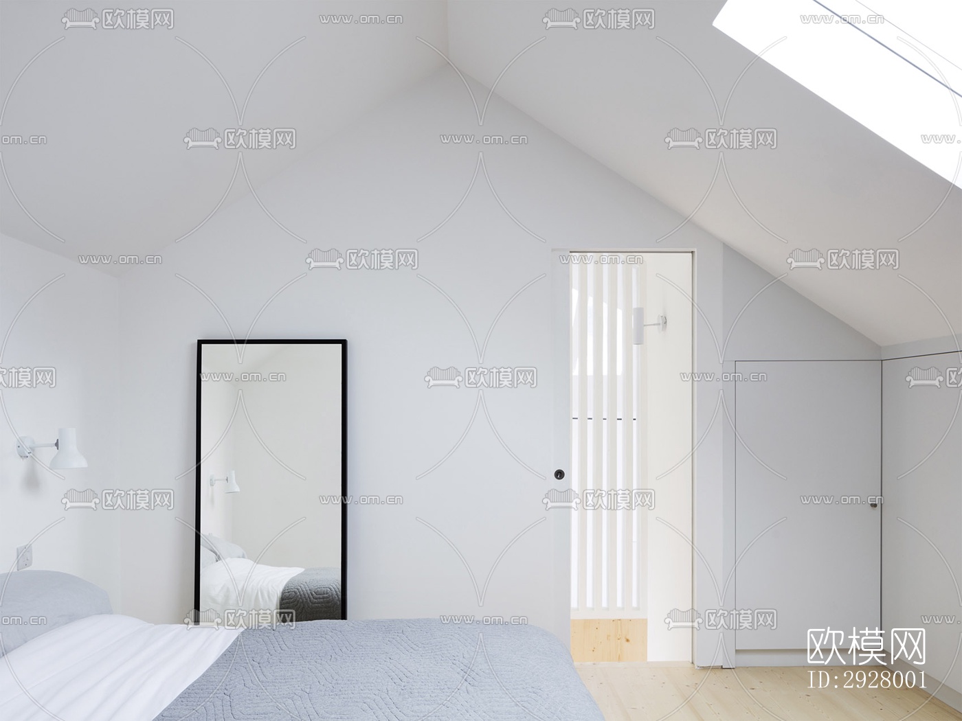 现代公寓效果图下载（渲染图6）