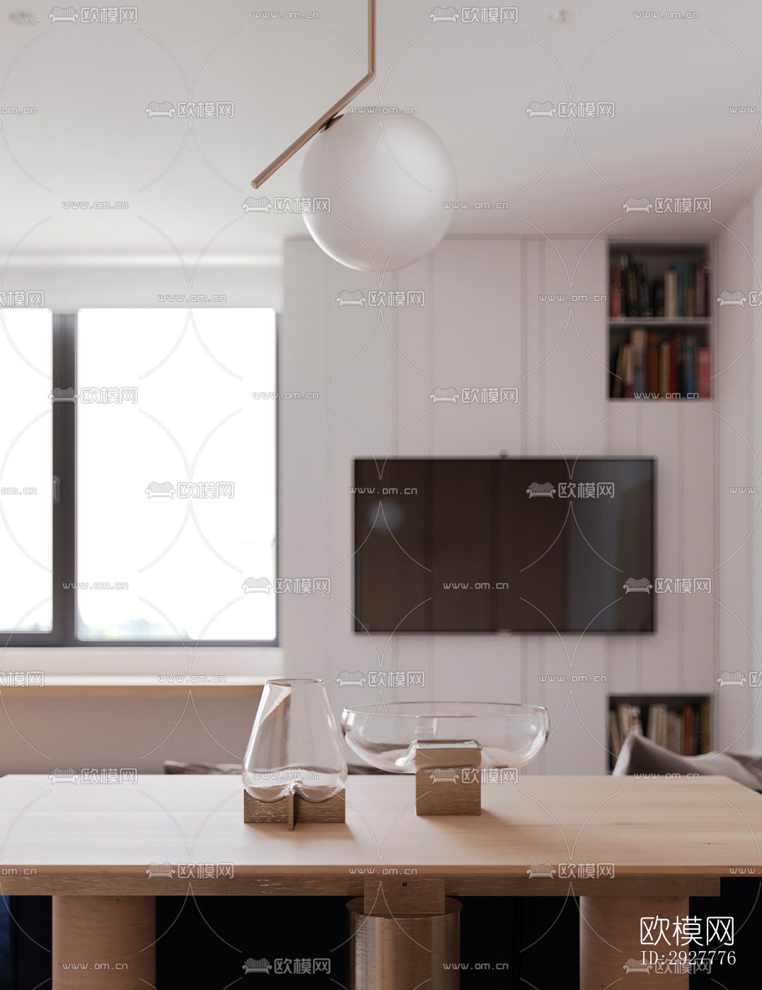 北欧公寓效果图下载（渲染图5）