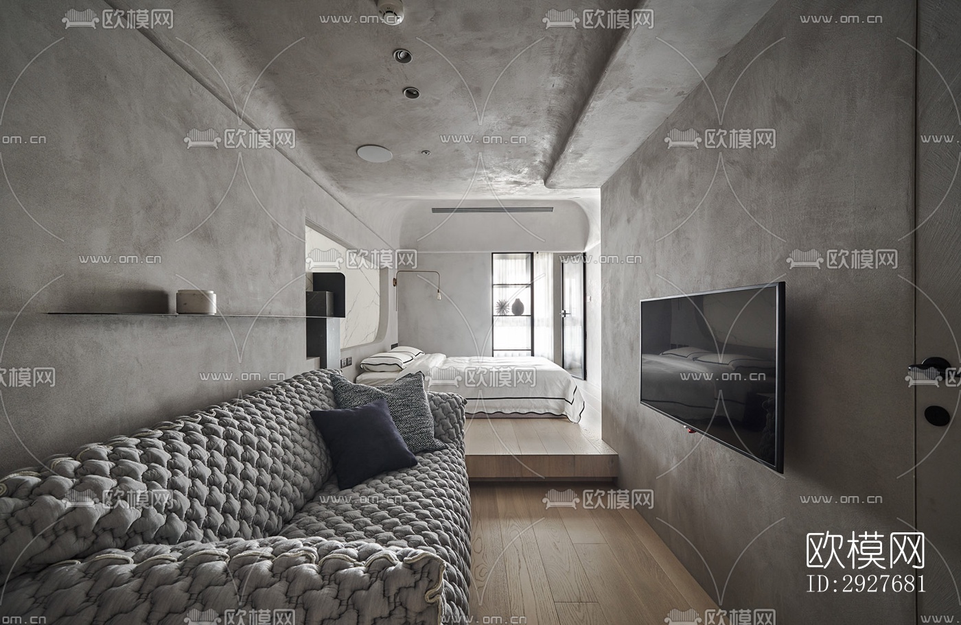 现代别墅效果图下载（渲染图3）