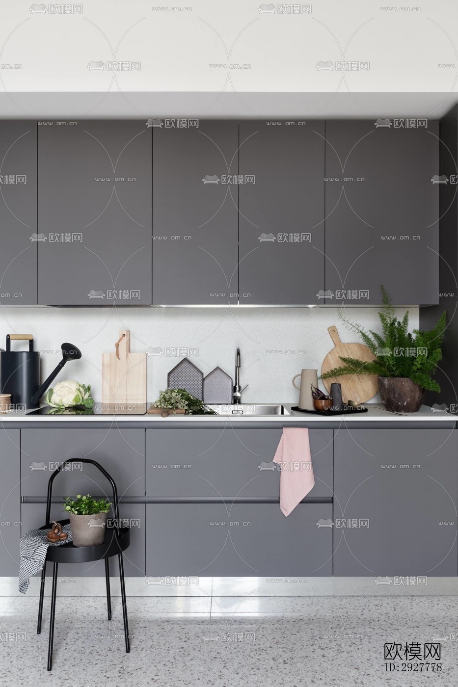 北欧公寓效果图下载（渲染图7）