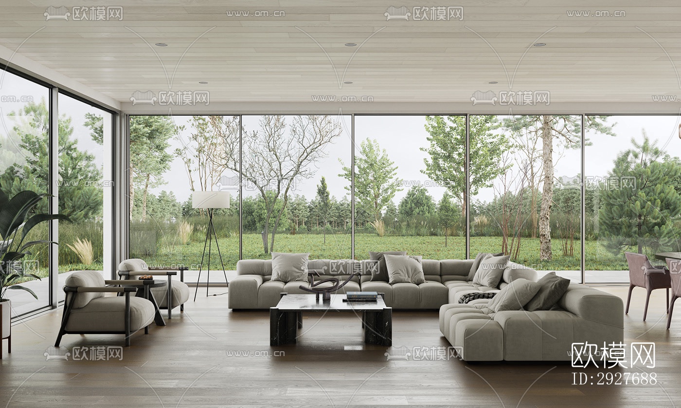 现代别墅效果图下载（渲染图5）