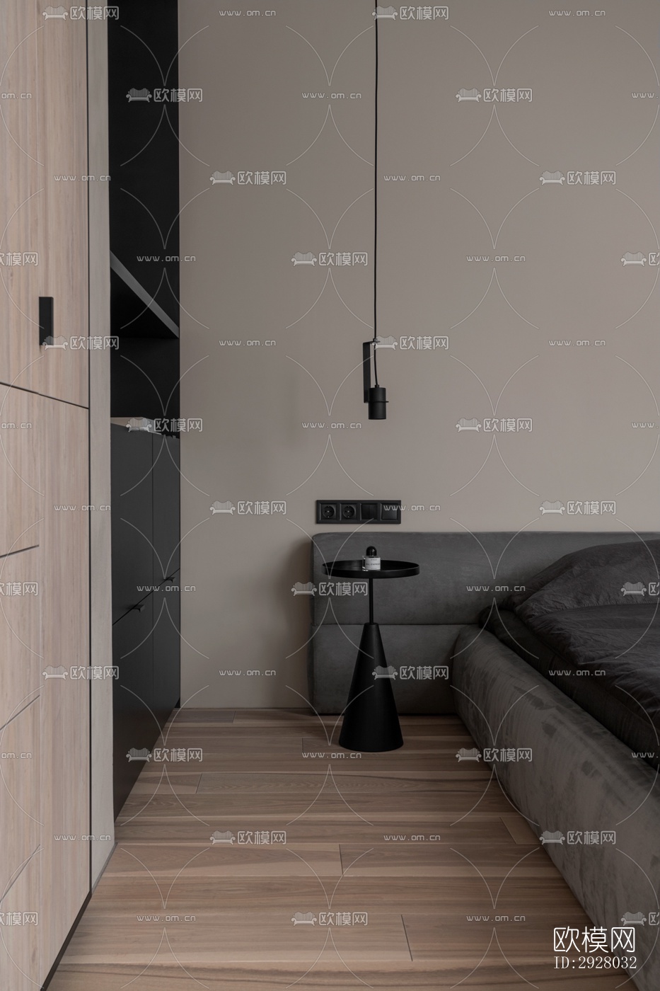 现代公寓效果图下载（渲染图2）